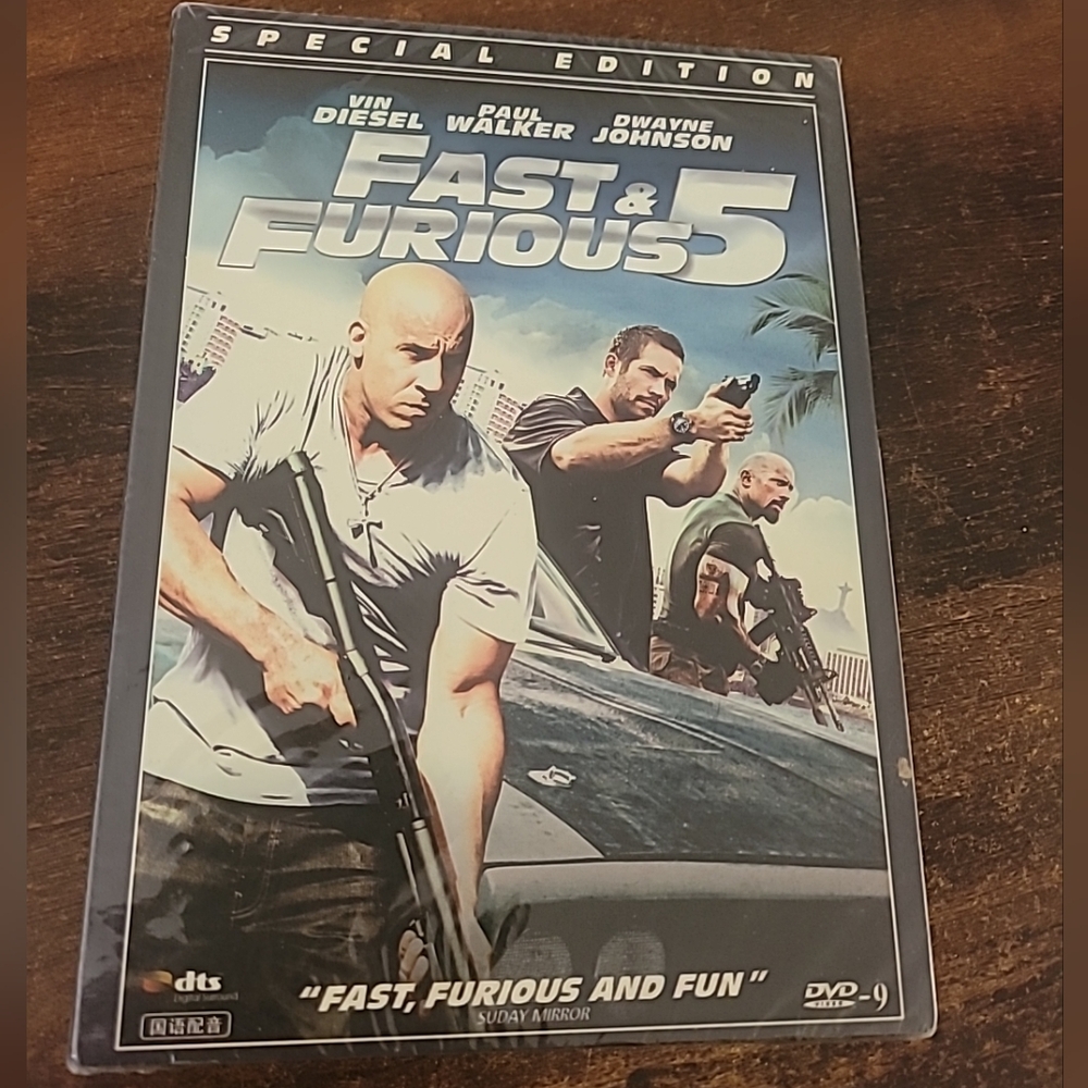 Fast And The Furious Fast Five Special Edition DVD  Multi Language Soundtrack